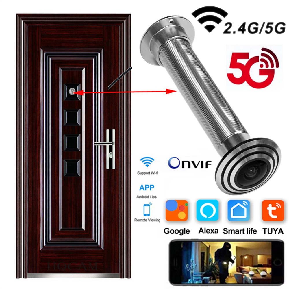 Home Security Front Door Camera - كاميرا أمان لاسلكية لباب واي فاي