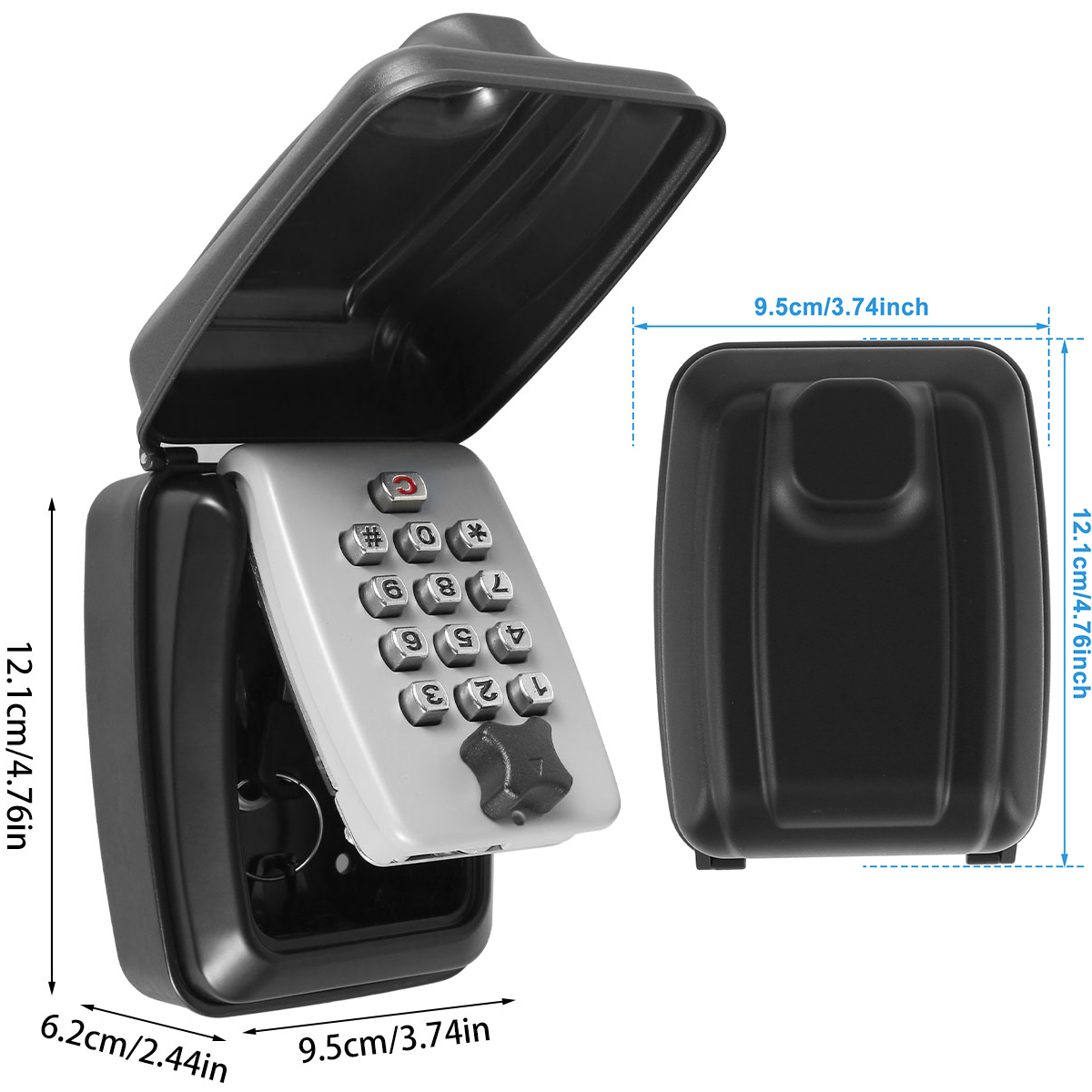 مفتاح اقفال الصناديق جدار جبل  - مراجعة Home Security Box وسعره