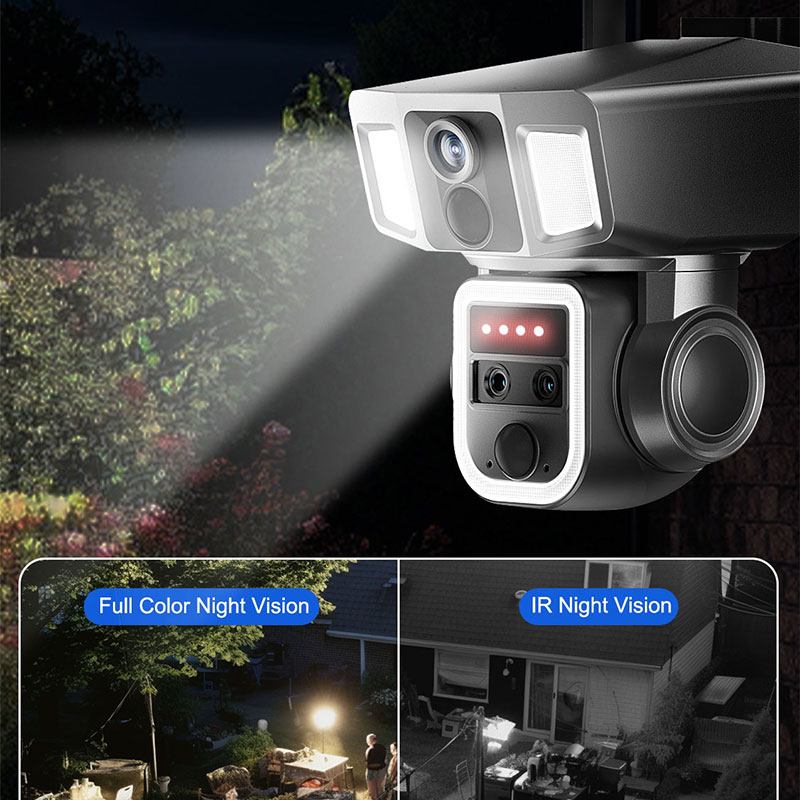 كاميرا IP لاسلكية تعمل بالطاقة - مراجعة Home Security Flood Lights وسعره