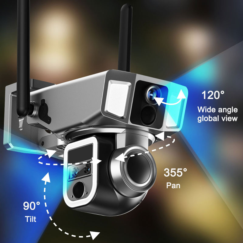 كاميرا IP لاسلكية تعمل بالطاقة - مراجعة Home Security Flood Lights وسعره