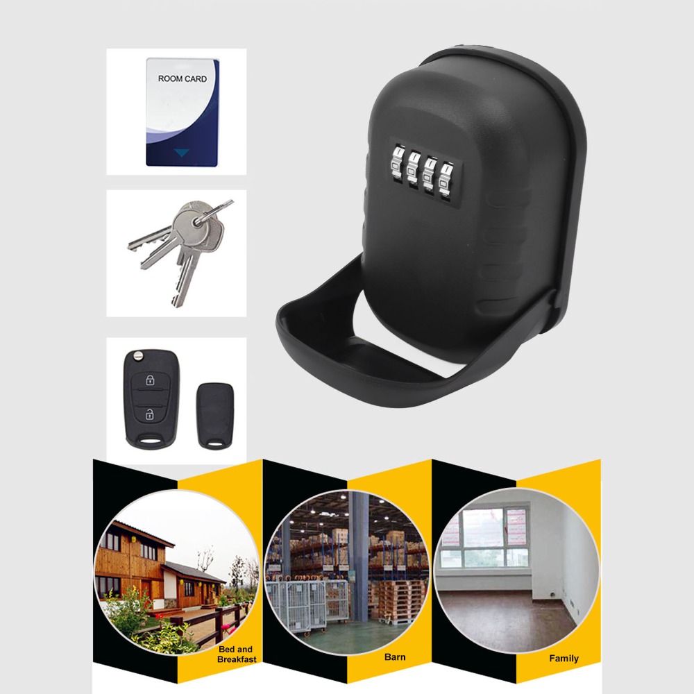 صندوق قفل مفاتيح أمني يثبت على - مراجعة Home Security Box وسعره