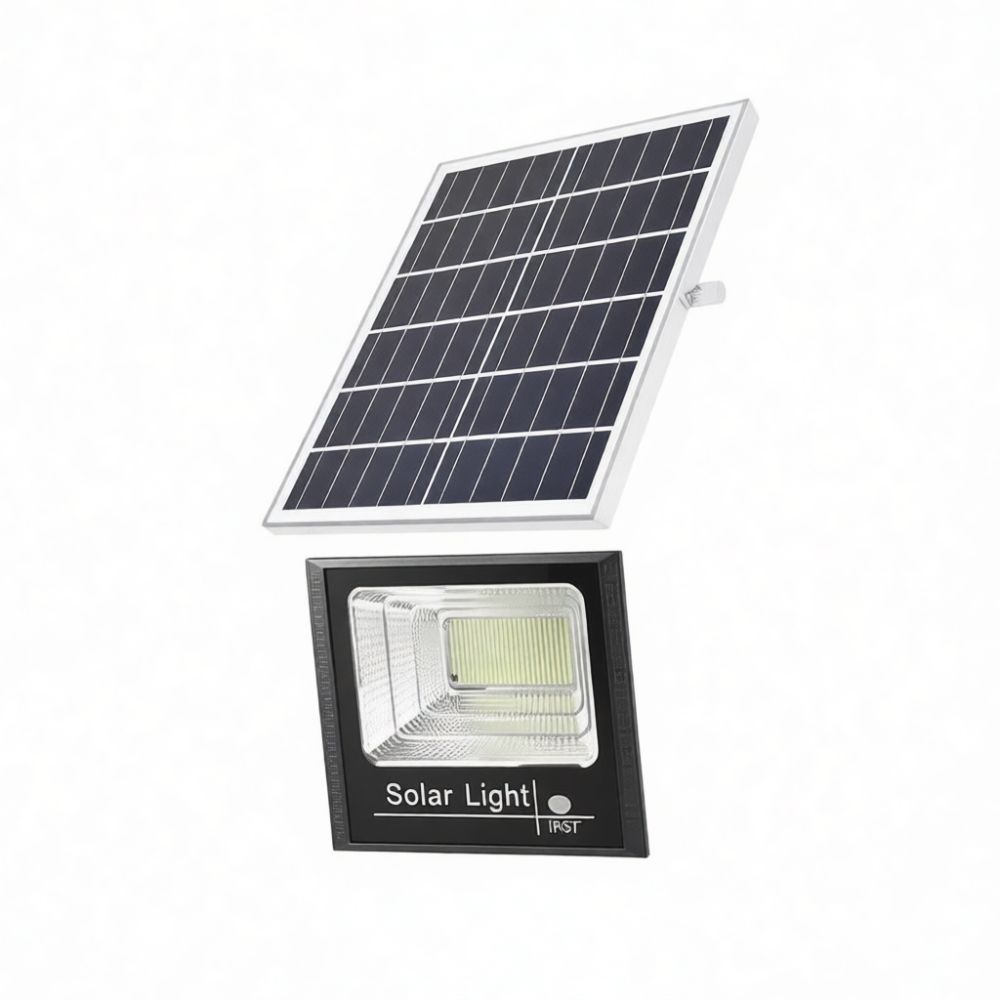مصباح كشاف LED شمسي عالي الكفا - مراجعة Home Security Flood Lights وسعره