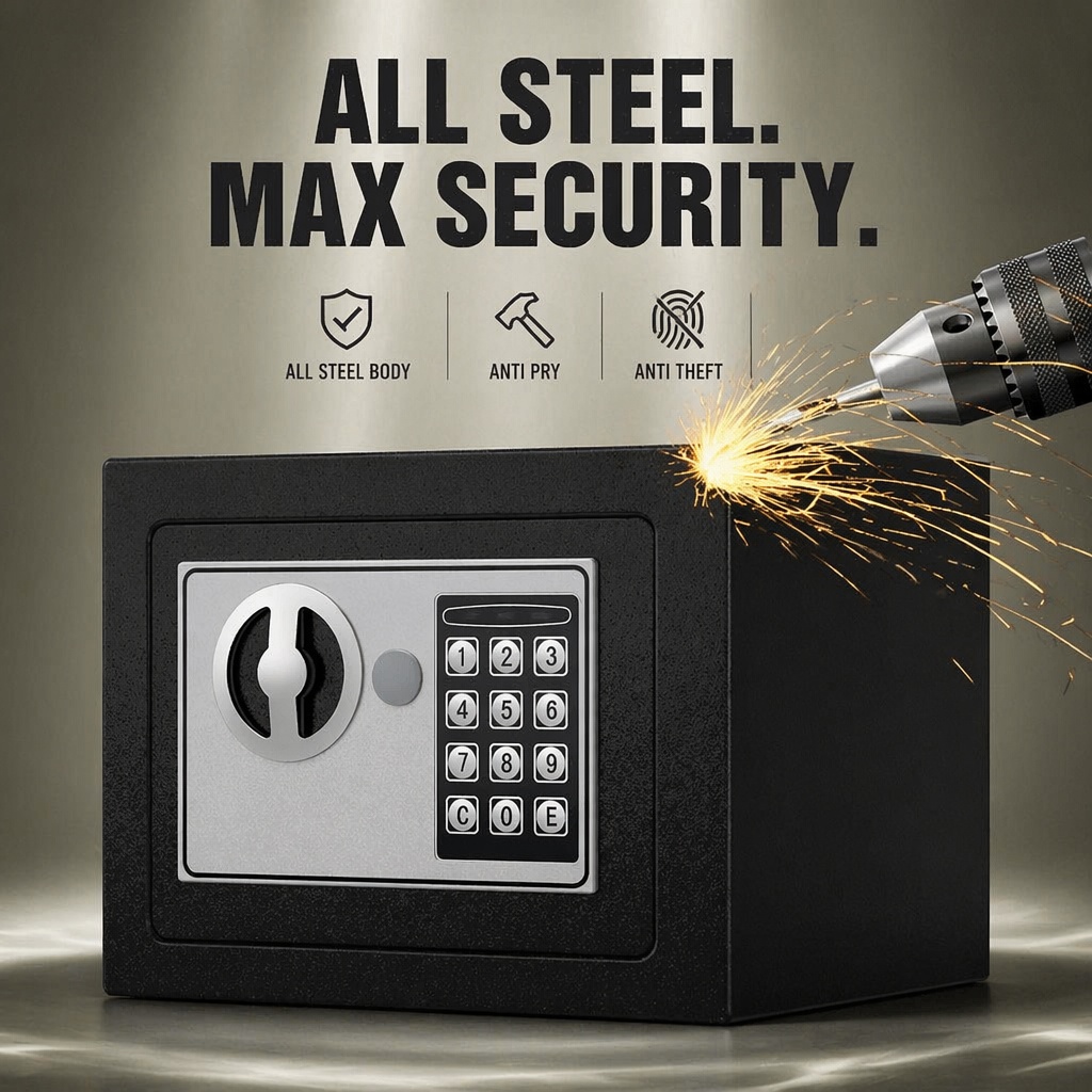 خزنة إلكترونية رقمية من الفولا - مراجعة Home Security Items وسعره