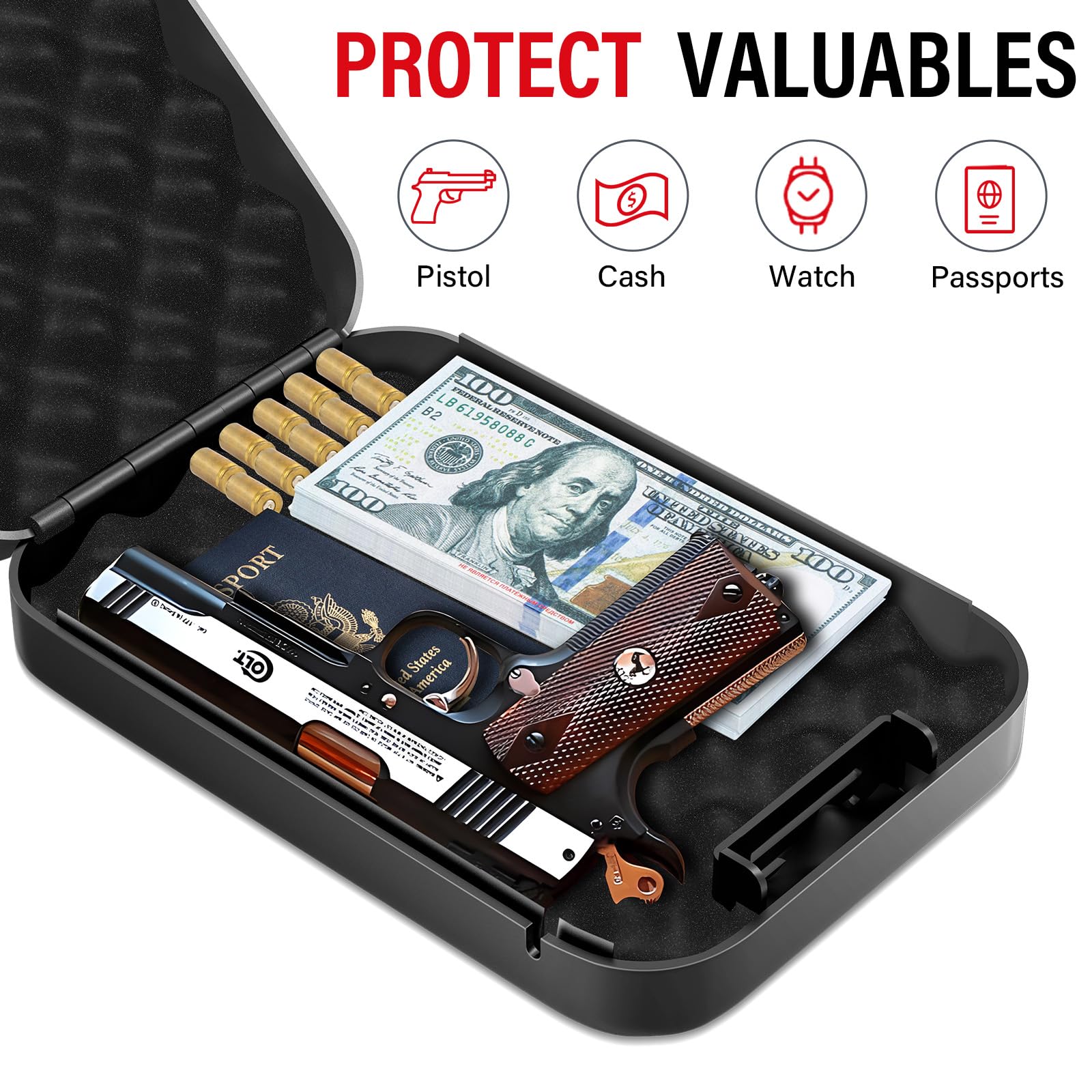 صندوق الأمان الآمن الشخصي مع ق - مراجعة Home Security Box وسعره