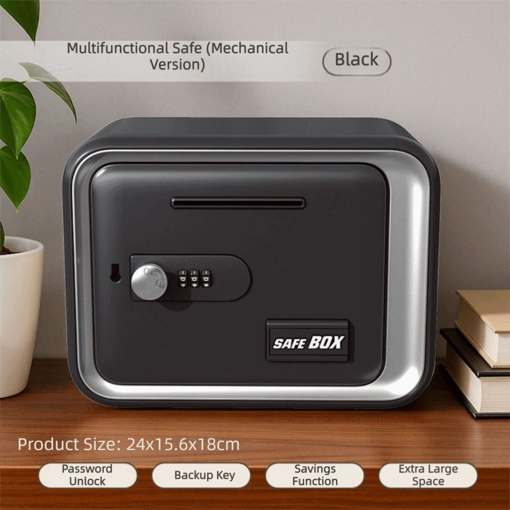 حصالة نقود منزلية بقفل رقمي، ص - مراجعة Home Security Box وسعره