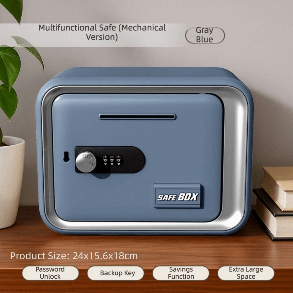 حصالة نقود منزلية بقفل رقمي، ص - مراجعة Home Security Box وسعره