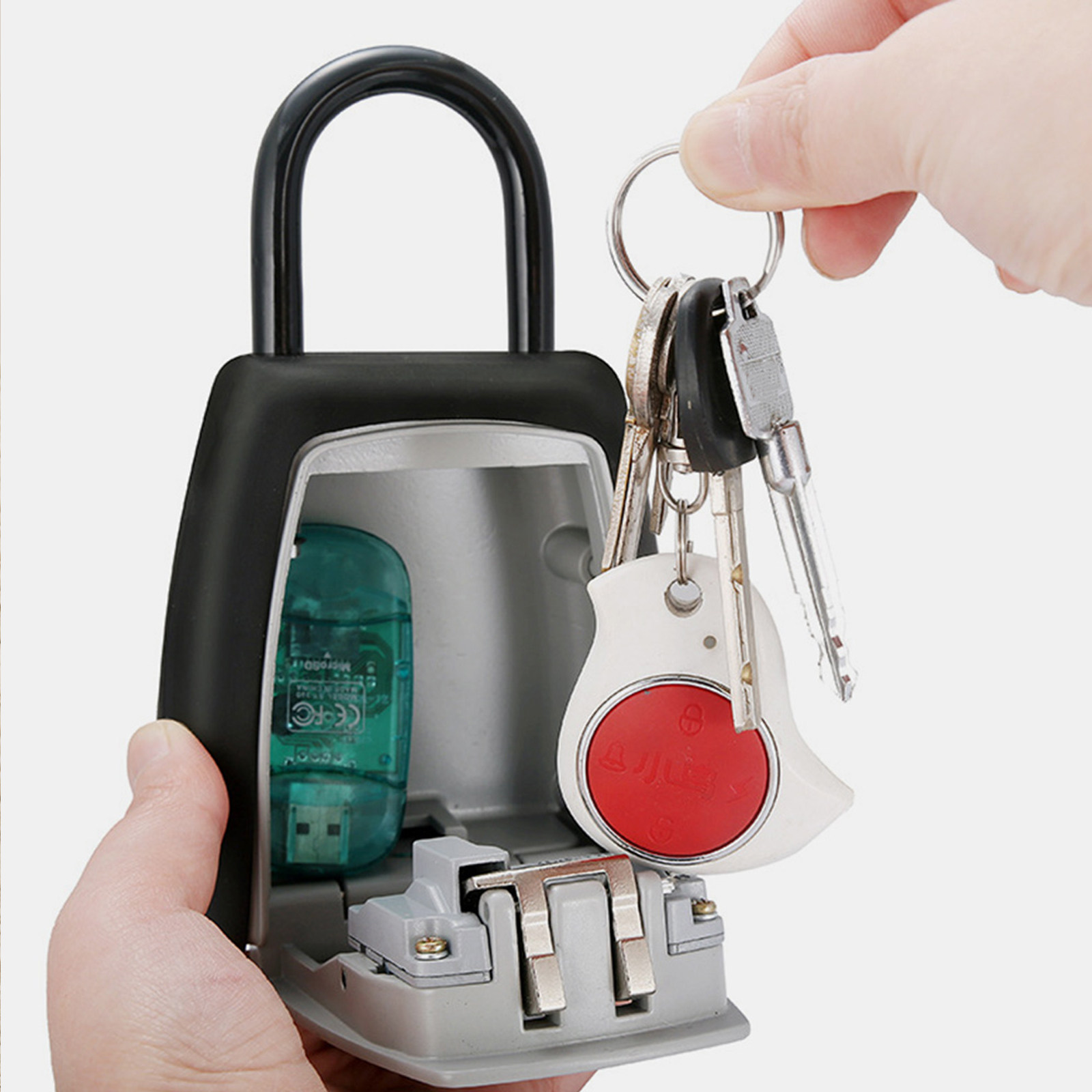 صندوق أمان معدني لتخزين المفات - مراجعة Home Security Box وسعره