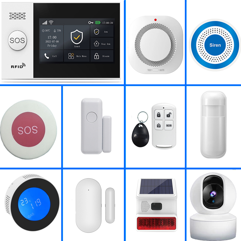 نظام إنذار المنزل الذكي PGST 4 - مراجعة Sim Gsm Alarm وسعره